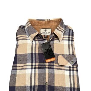 Legendary Whitetails NWT Buck Camp Flannel Shirt size Medium